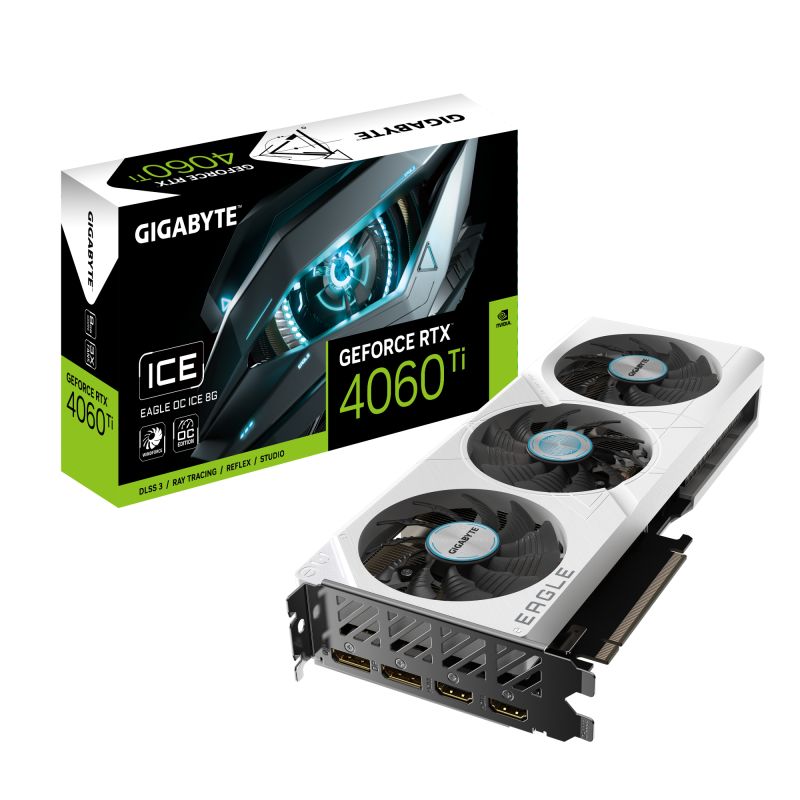 CARTE GRAPHIQUE GIGABYTE RTX 4060 TI EAGLE OC ICE