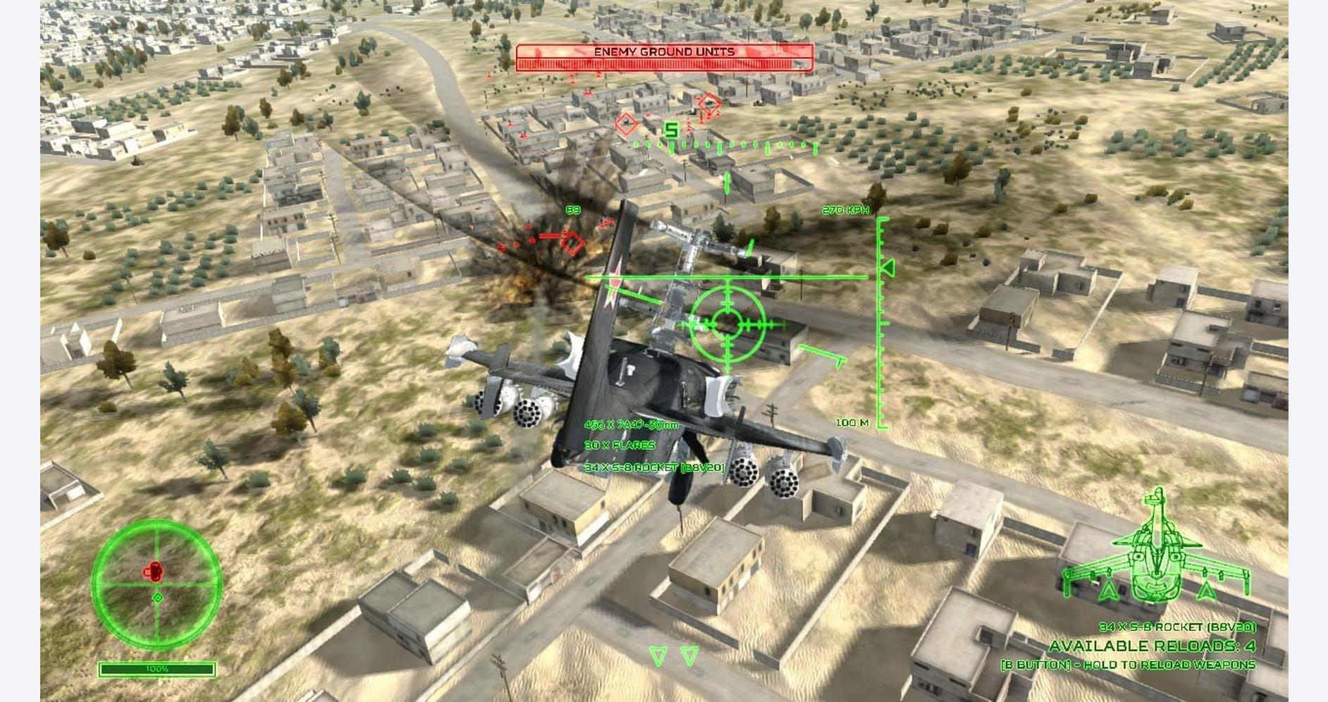 Hélicoptère d'assaut en mission audacieuse