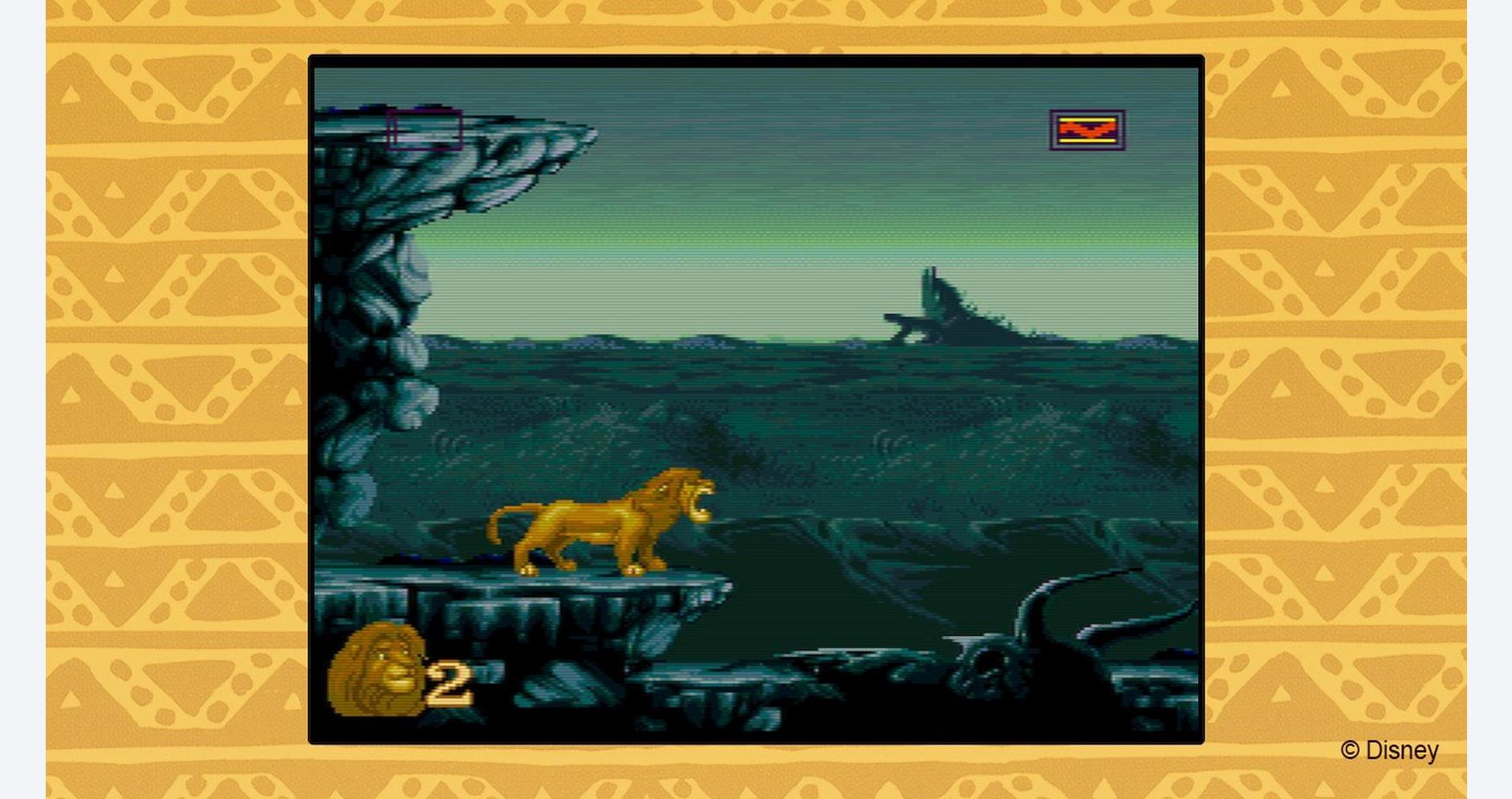 Simba dans des terres sauvages