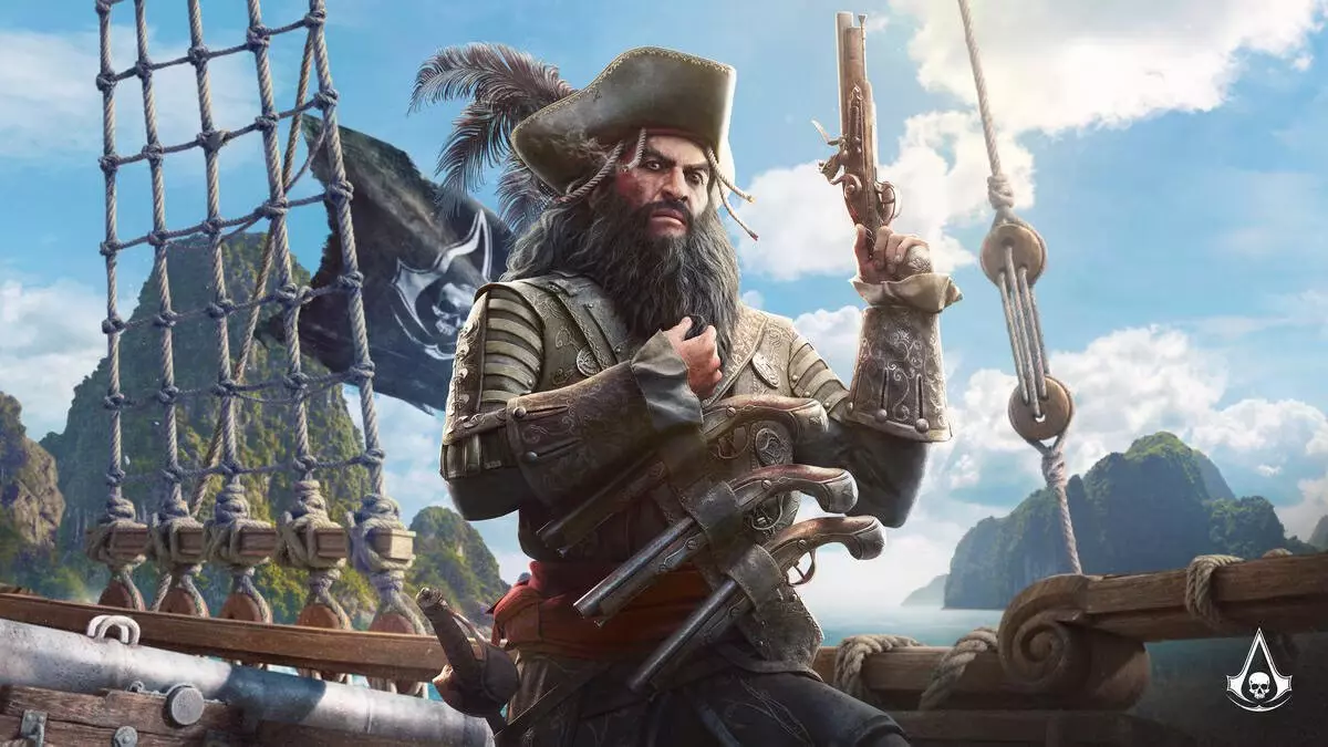 Capitaine pirate dans le remake de Black Flag