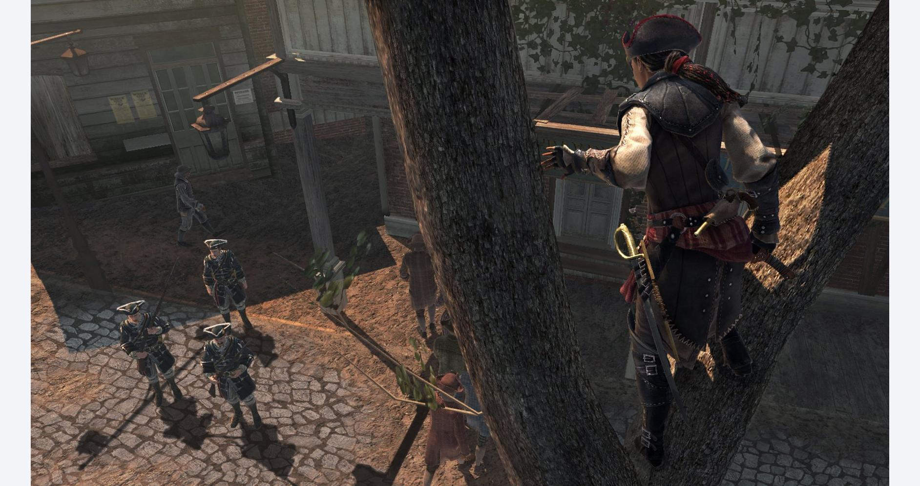 Aveline dans les ruelles de la Nouvelle-Orléans