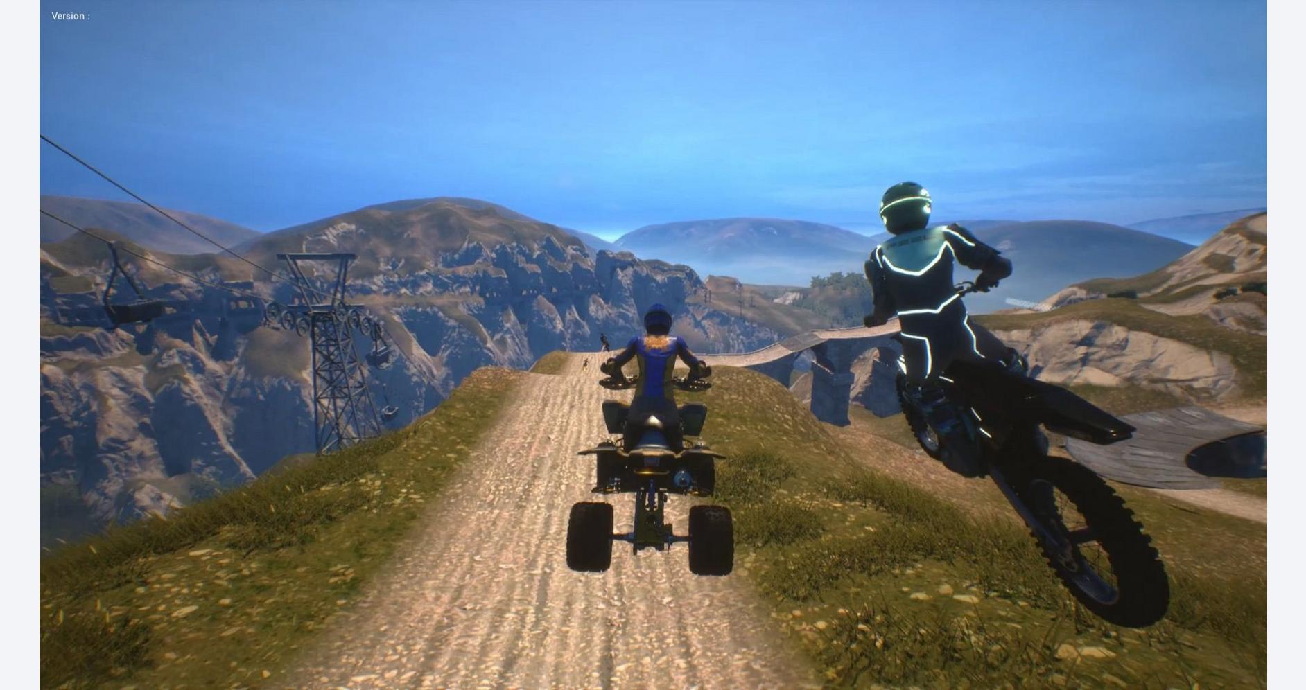 Course de quad à travers des paysages époustouflants