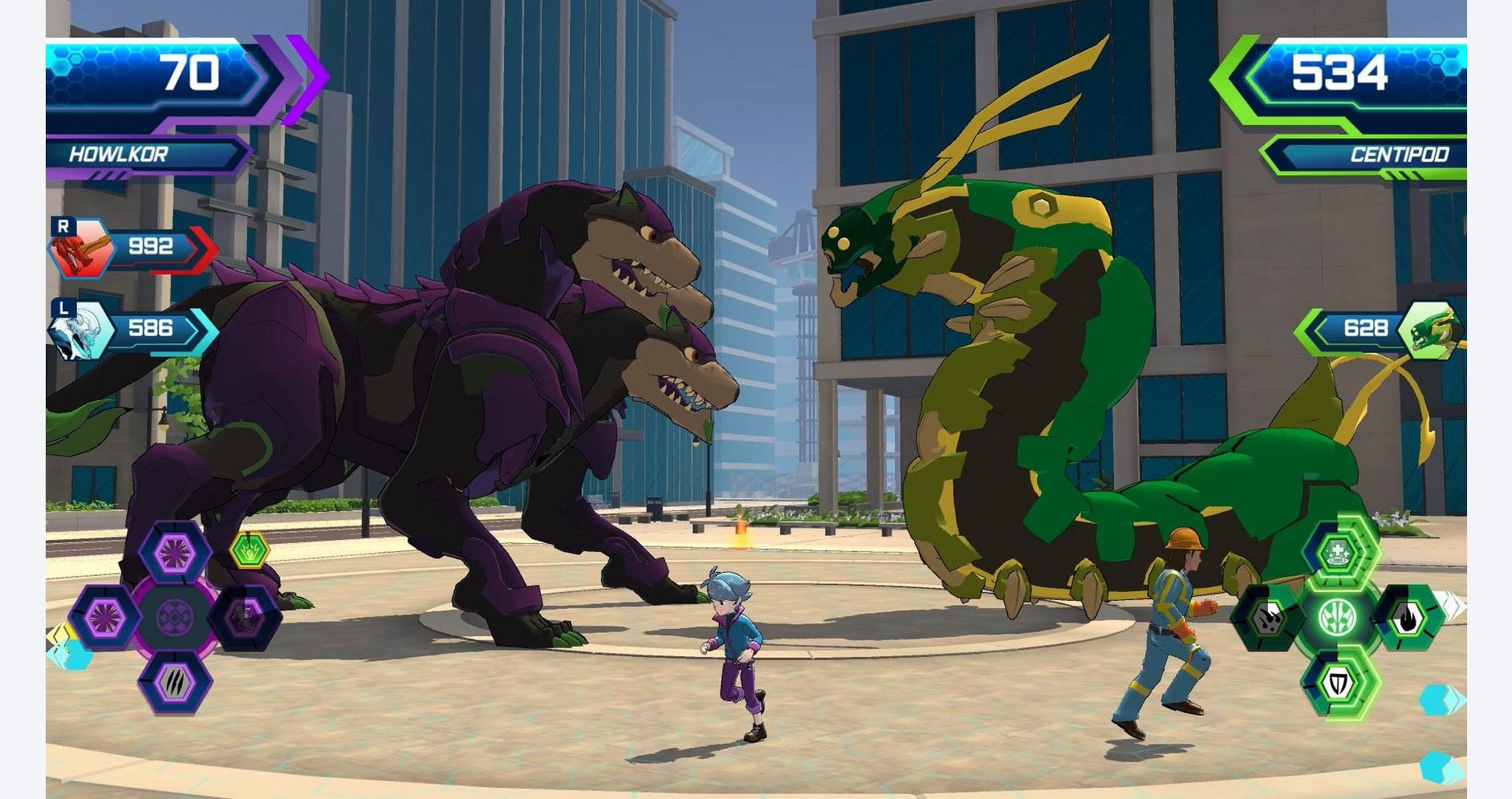 Combat Bakugan dans Vestroia