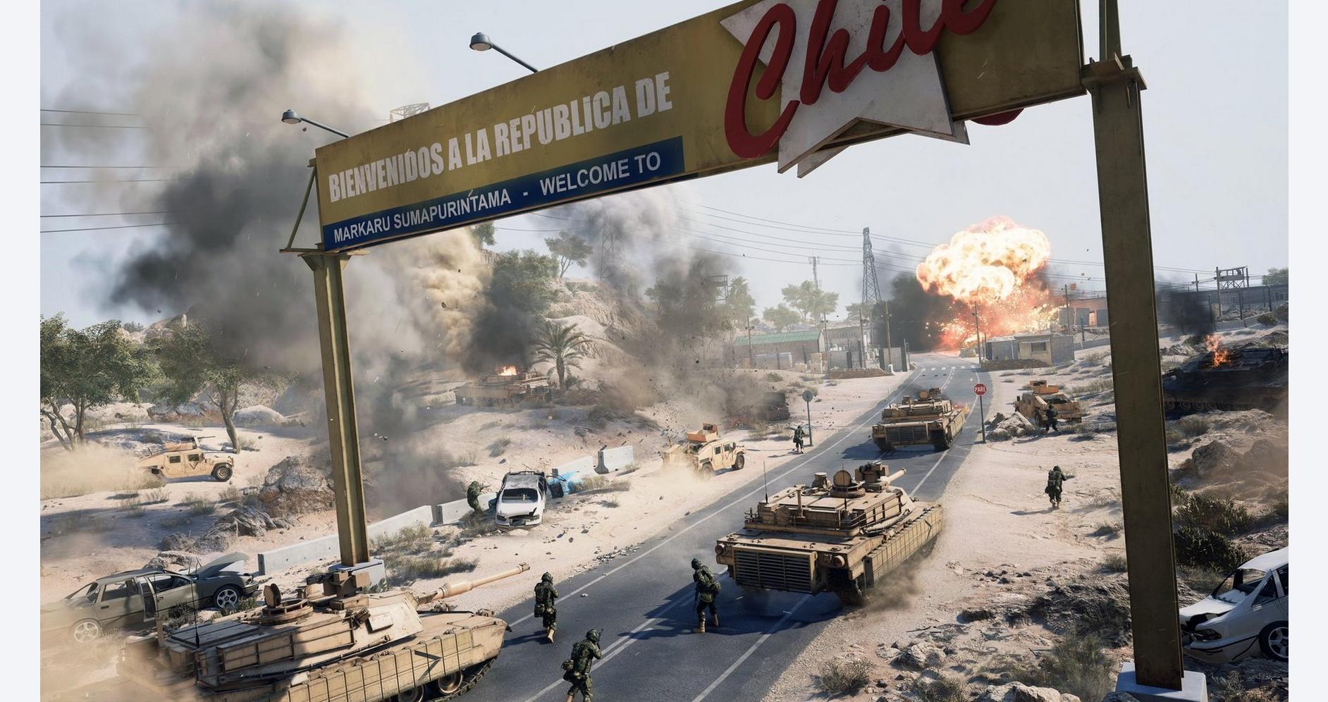 Combat urbain dans Battlefield 2042
