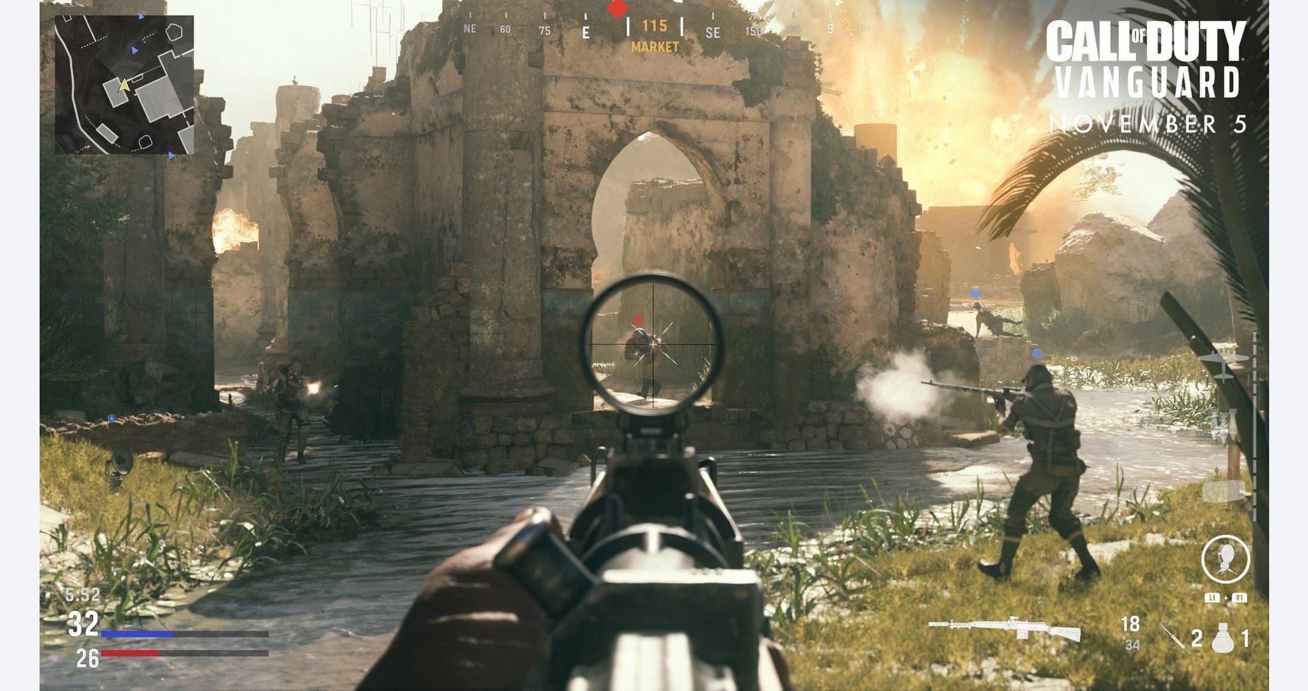 Ruines majestueuses dans Call of Duty Vanguard
