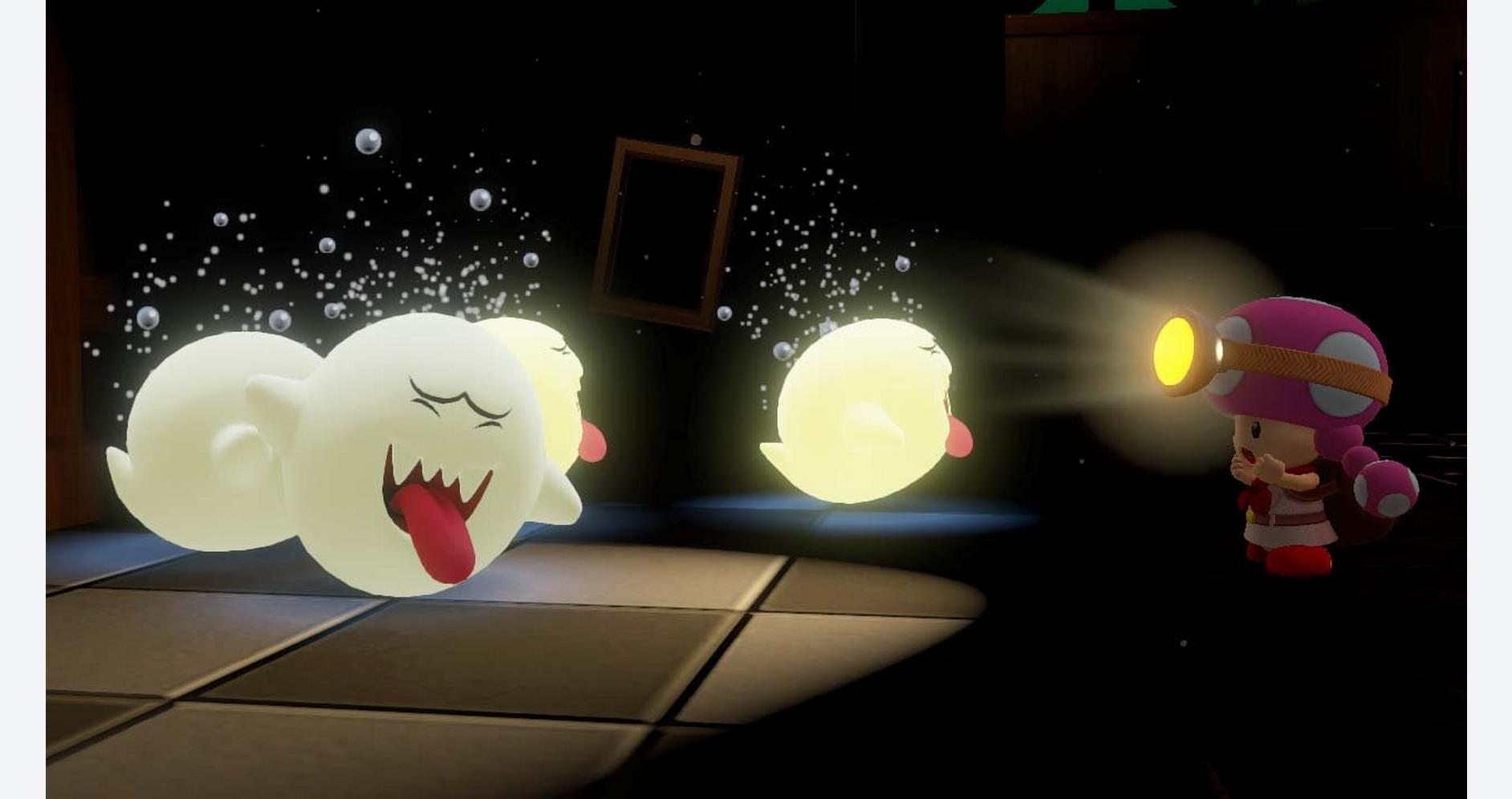Mystères Fantomatiques Éblouissants avec Captain Toad