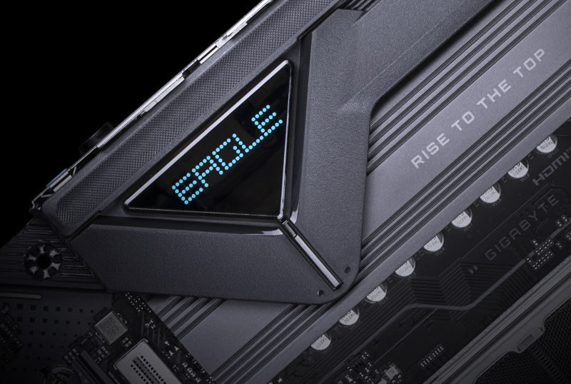 Gigabyte X870 EAGLE en gros plan