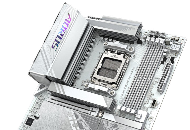 Refroidissement de la carte mère Gigabyte X870 Aorus Elite