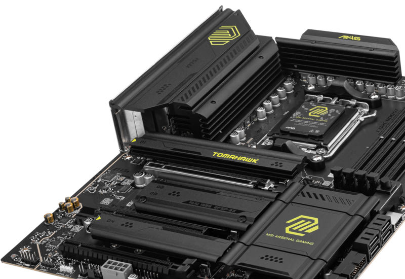 Vue de la carte mère MSI MAG X870 TOMAHAWK WIFI