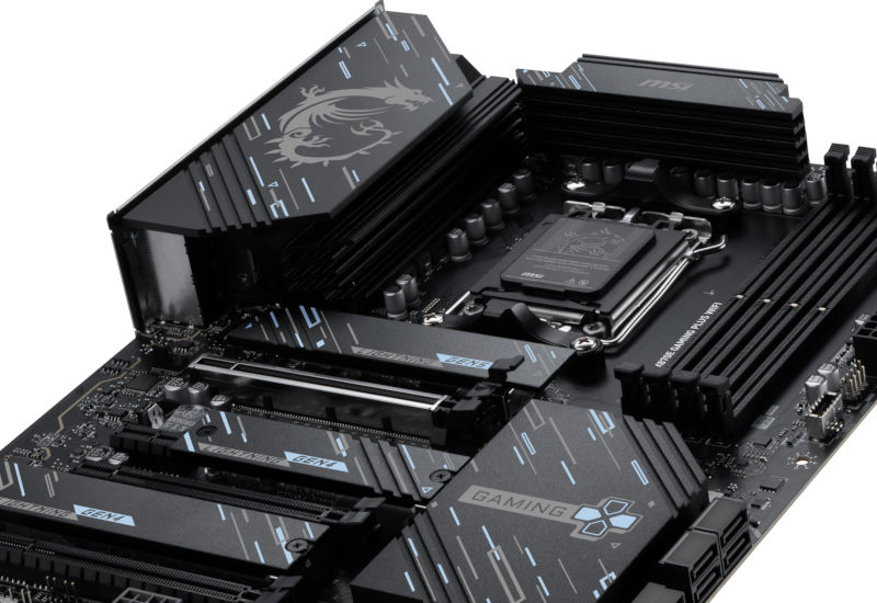 Système de refroidissement de la MSI X870E