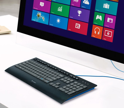 Clavier Logitech K280e avec repose-poignets intégré