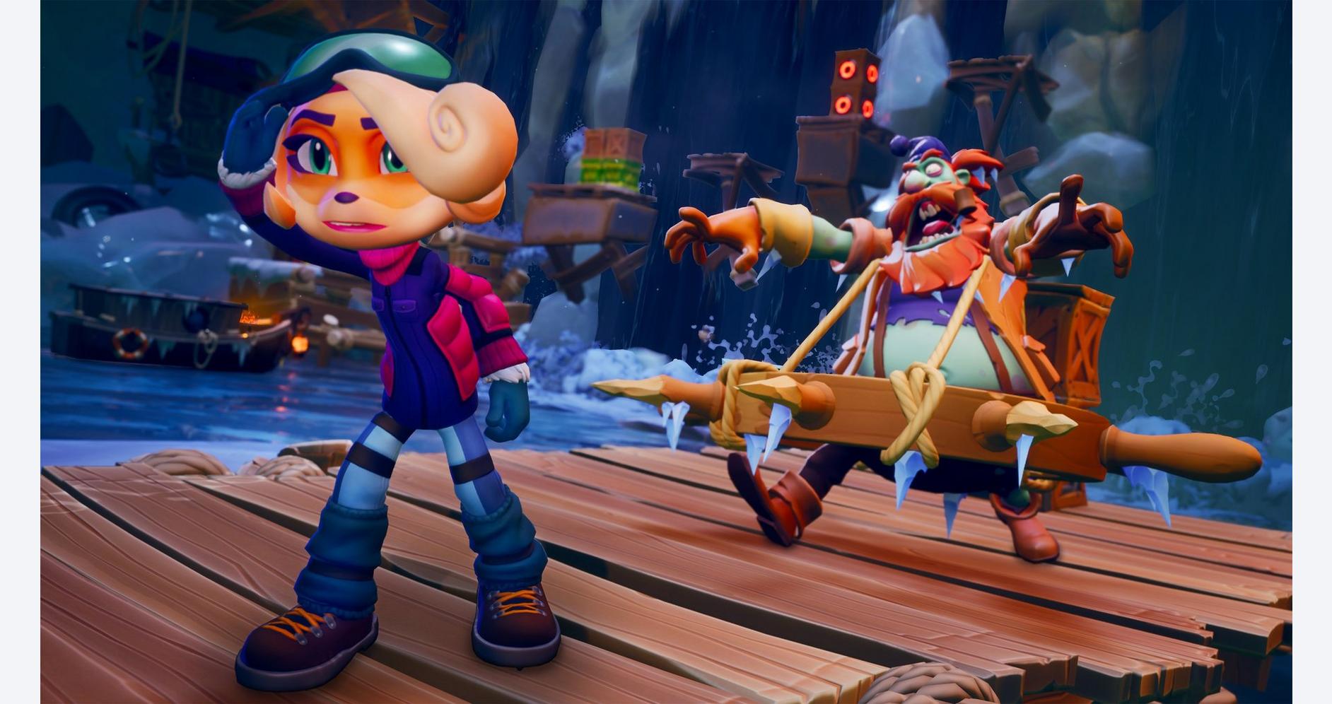 Crash et Coco dans une aventure à travers le multivers