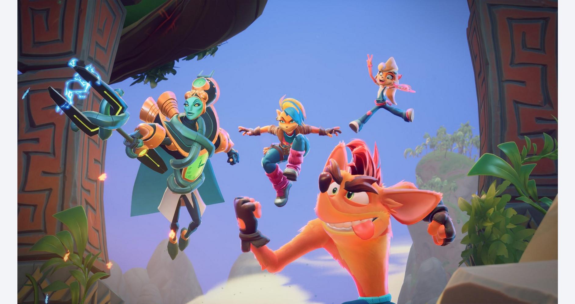 Alliance des héros déjantés dans Crash Team Rumble