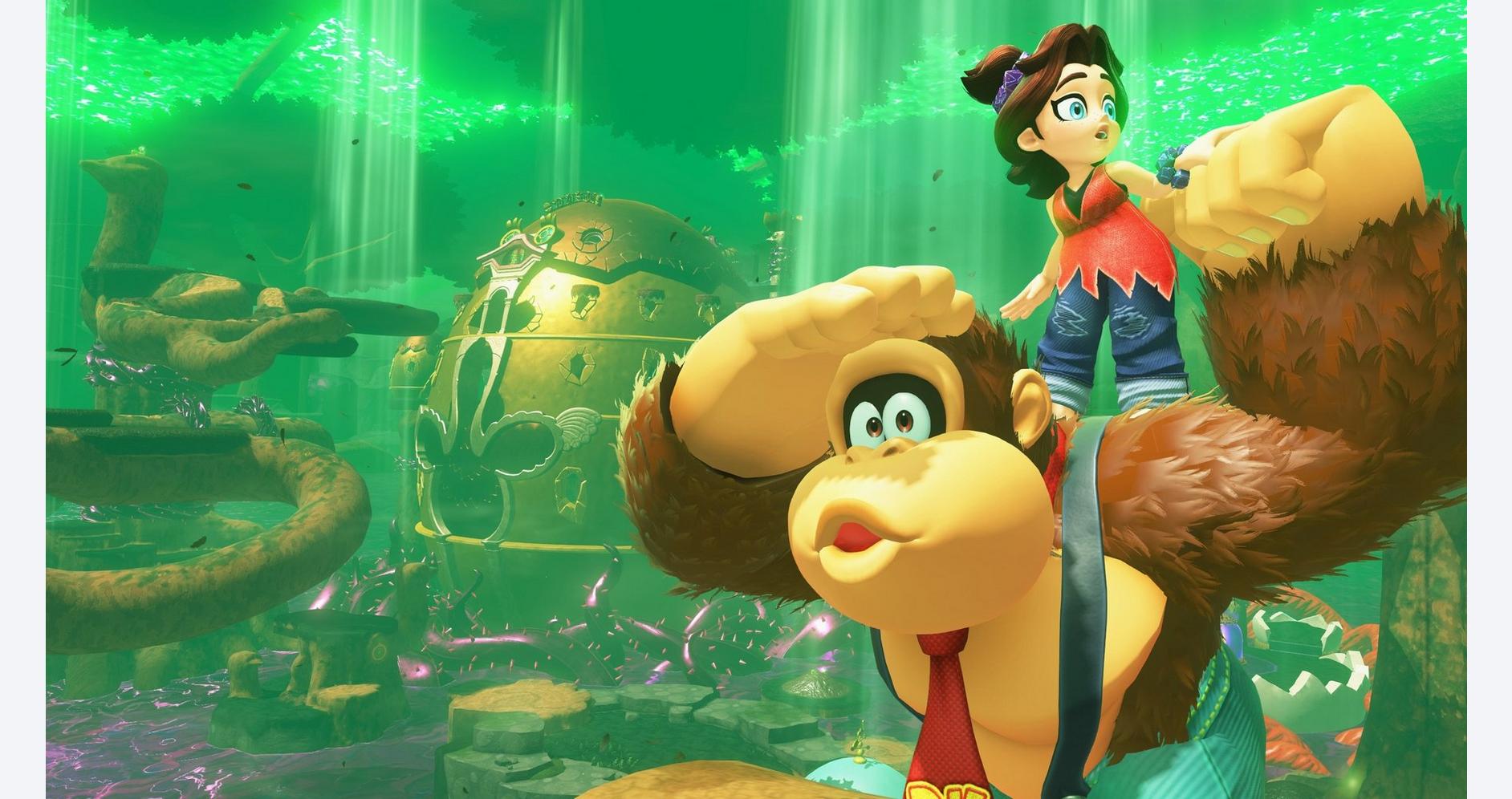 Labyrinthes souterrains avec Donkey Kong et Pauline