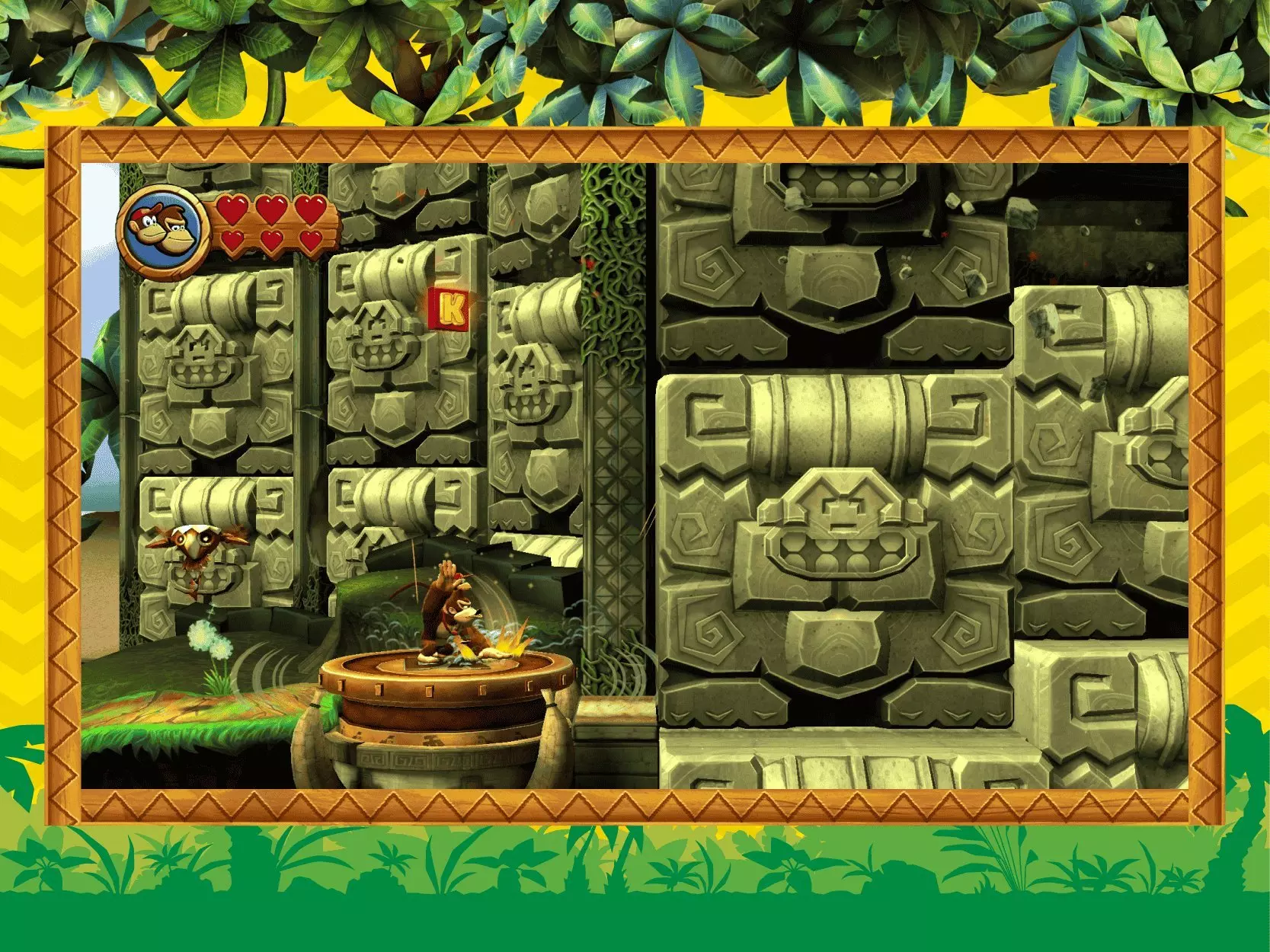 Faites équipe avec Donkey Kong et Diddy Kong