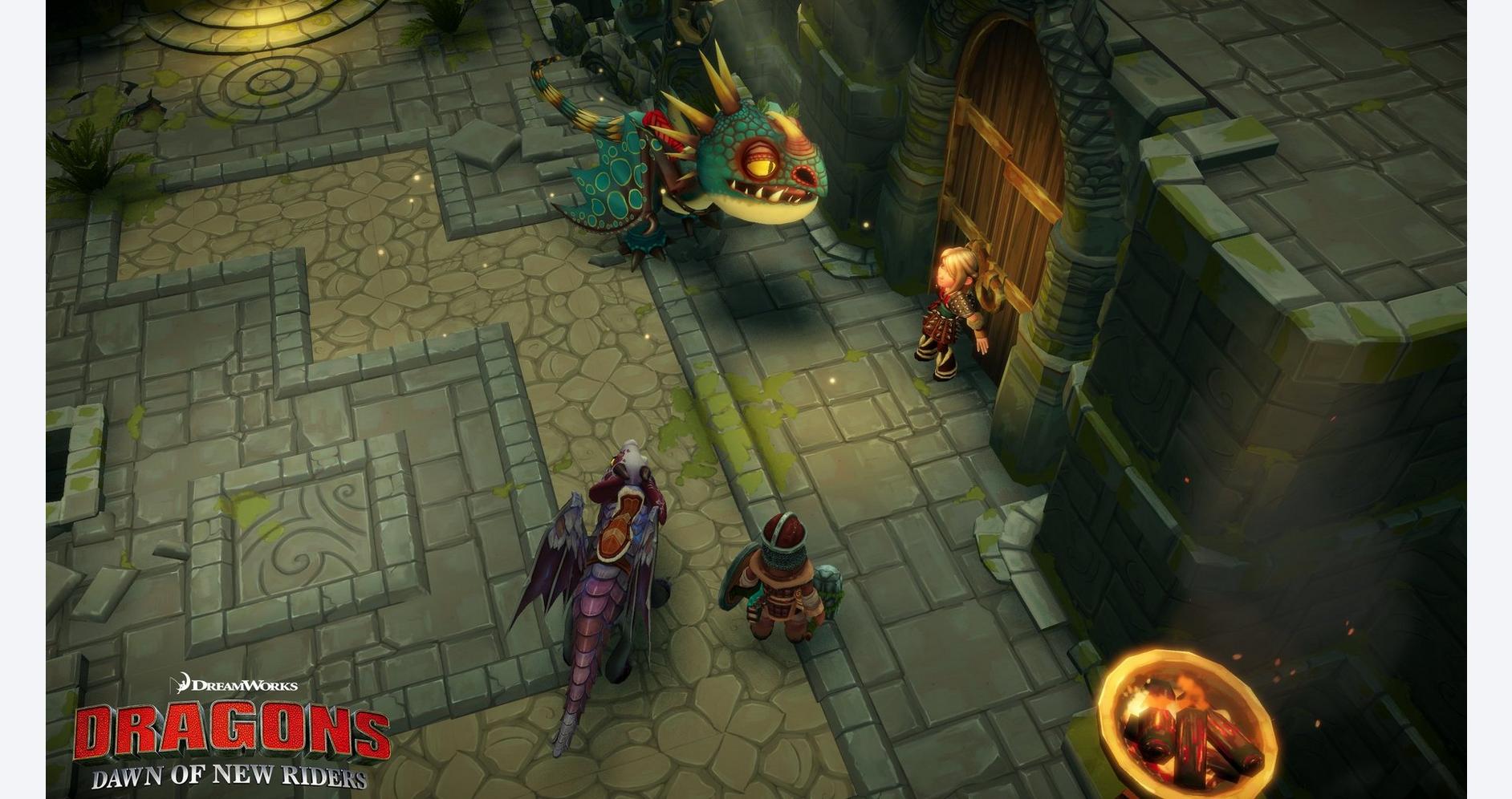 Scribbler et Patch dans une quête épique