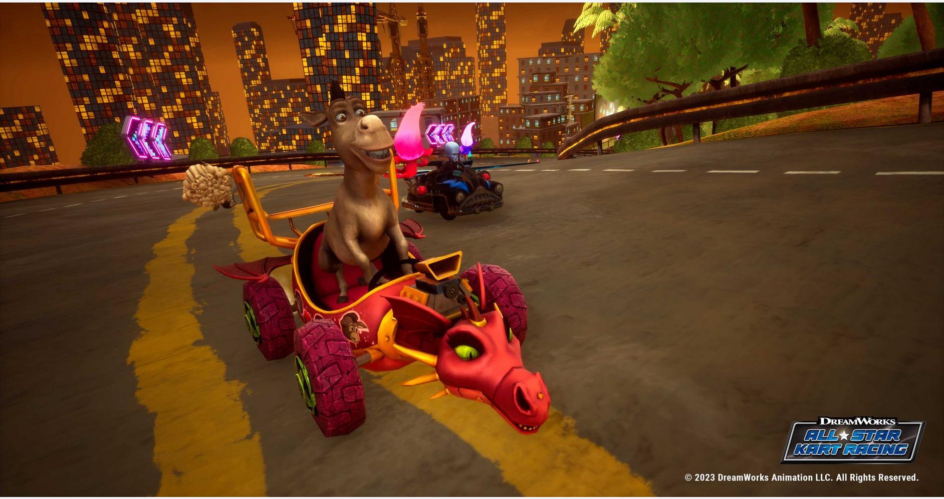 Course vers l'imagination avec des karts DreamWorks
