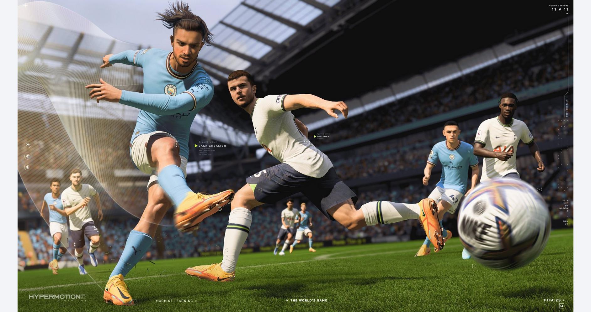 Graphismes réalistes et mouvements authentiques dans FIFA 23
