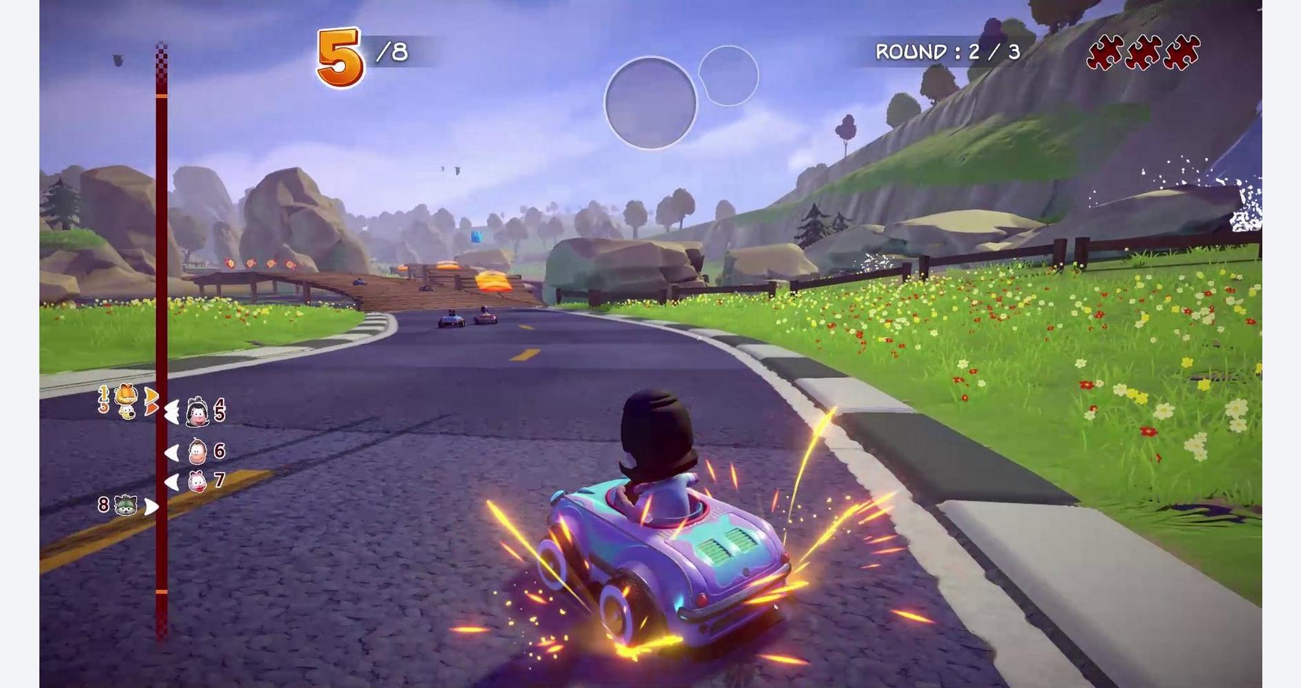 Course épique et amusante avec Garfield