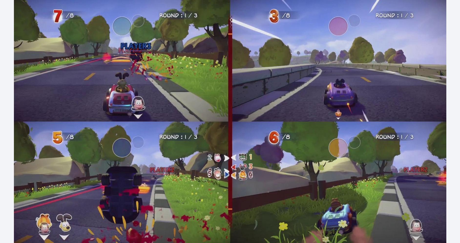 Aventure déjantée sur circuit avec Garfield