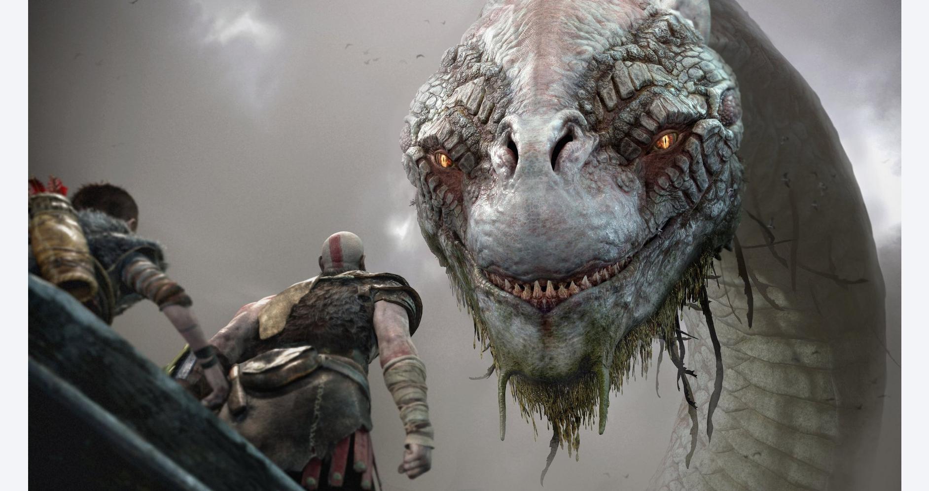 Kratos affrontant les dieux nordiques