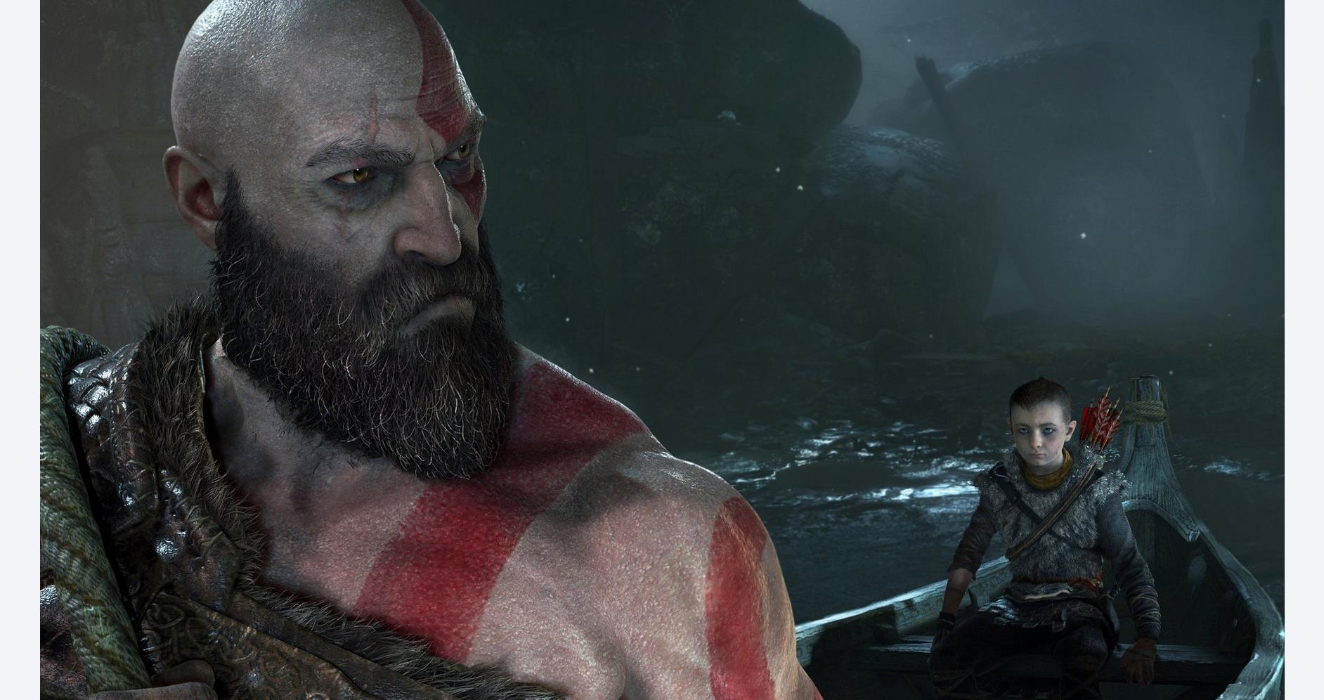 Légende nordique réinventée avec Kratos et Atreus