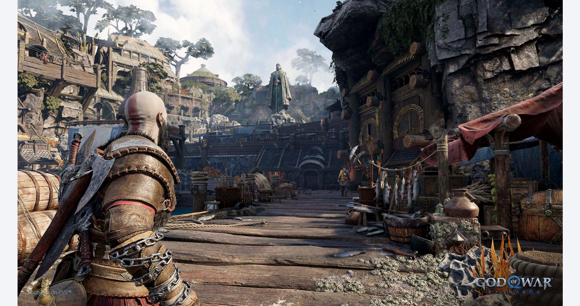Affrontement de Ragnarök avec Kratos et Atreus