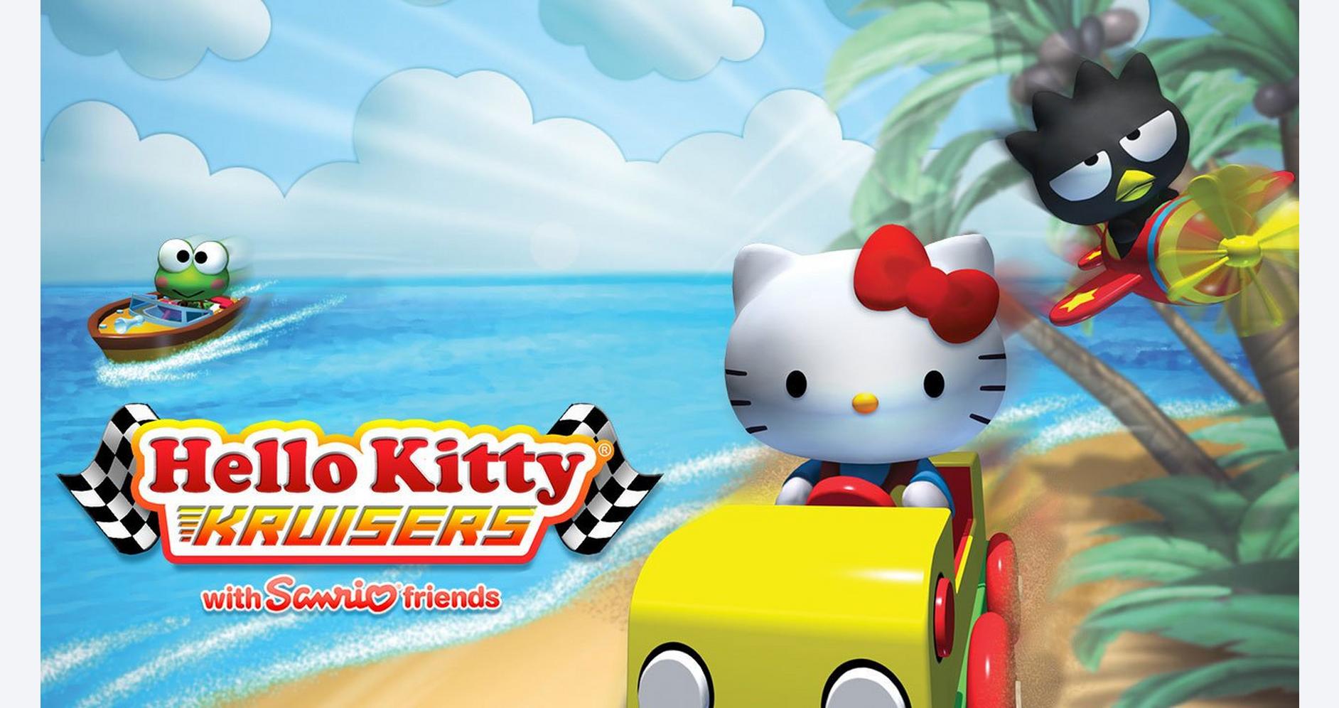 Course Arc-en-ciel avec Hello Kitty