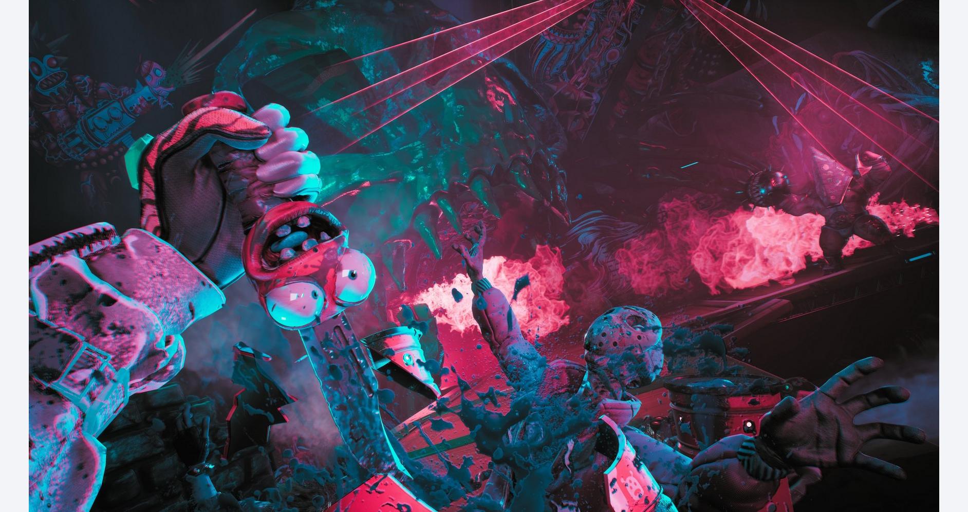 Scène de chaos interstellaire débridé