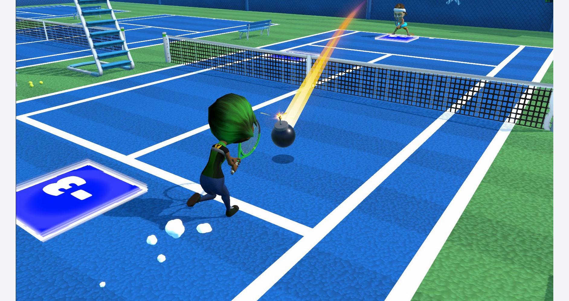 Tennis Galactique et Explosif