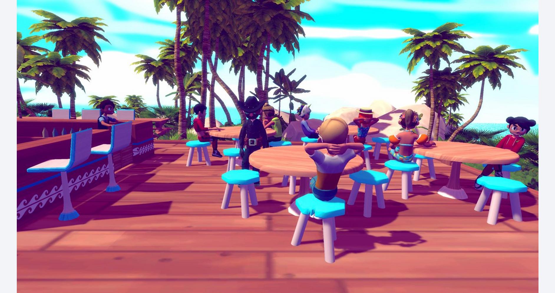 Aventure tropicale dynamique avec des amis