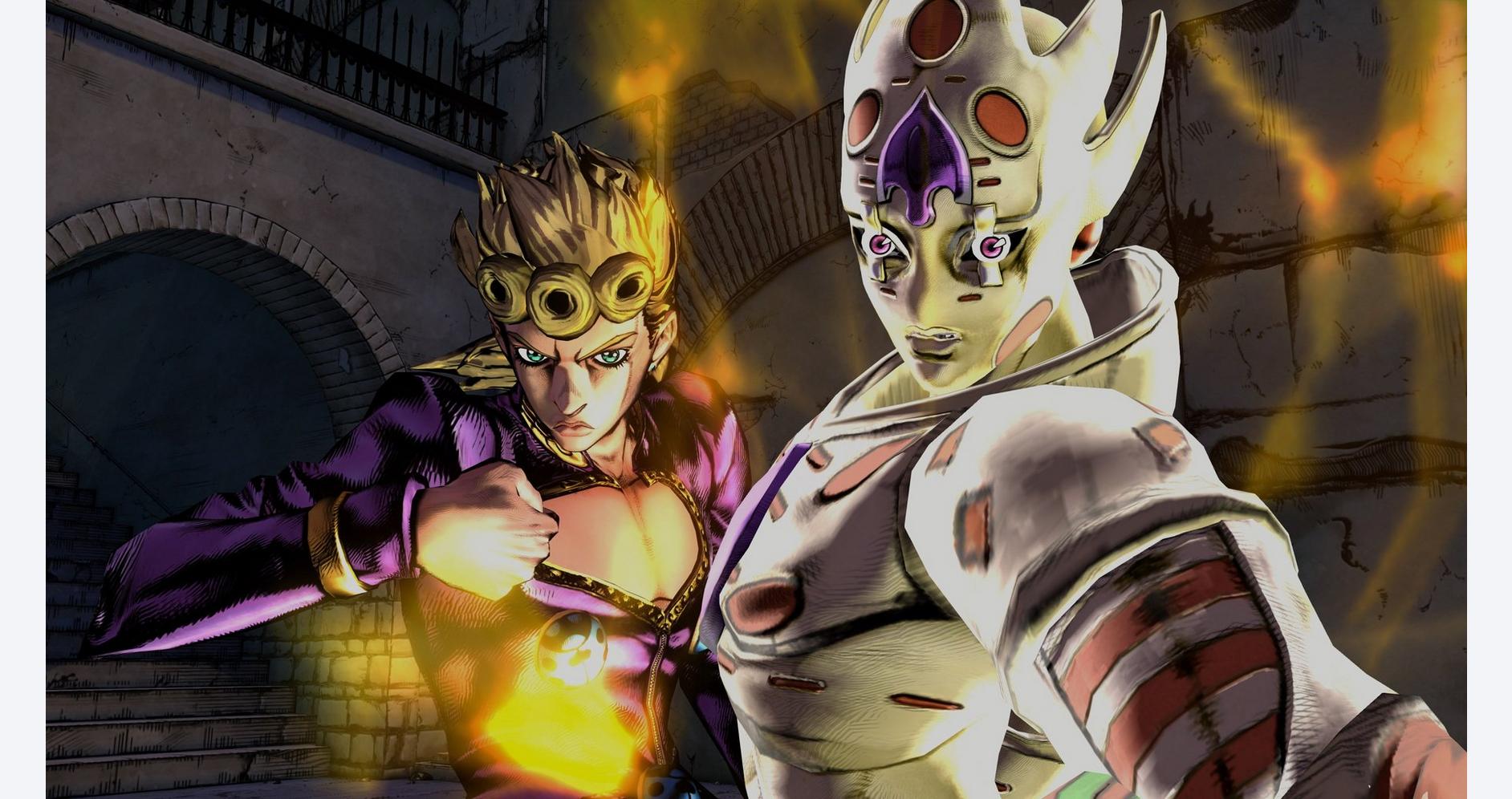 Légendes réunies en combat dans JoJo's Bizarre Adventure