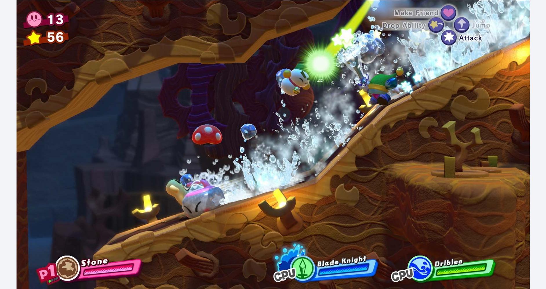 Aventure coopérative dynamique avec Kirby