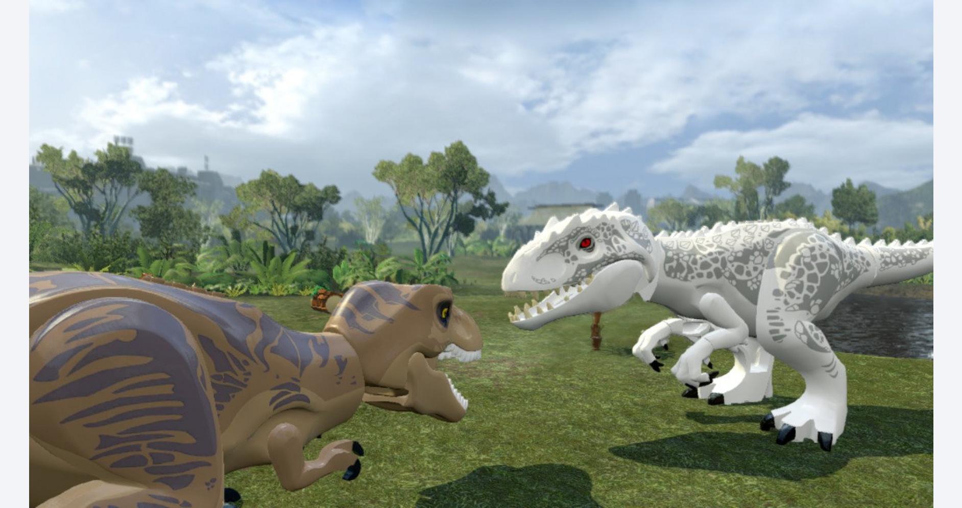 Duel Jurassique en LEGO