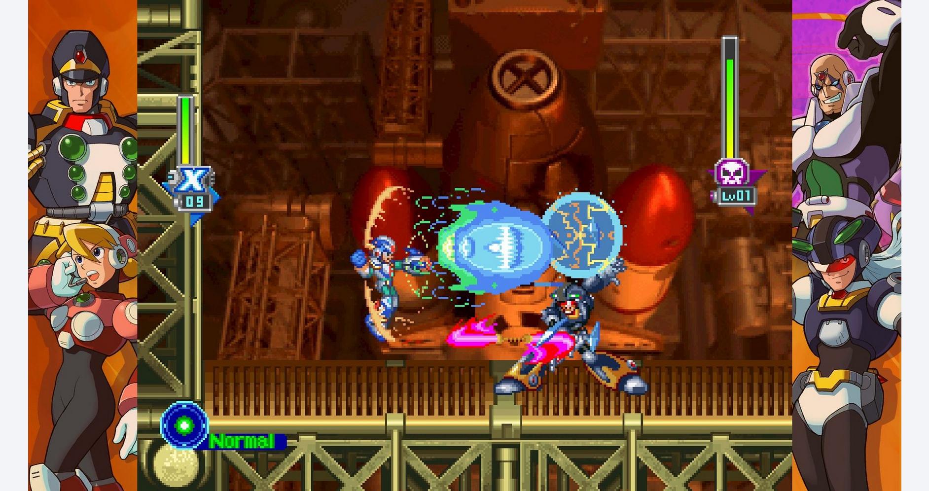 Mega Man X combattant dans des mondes en mutation