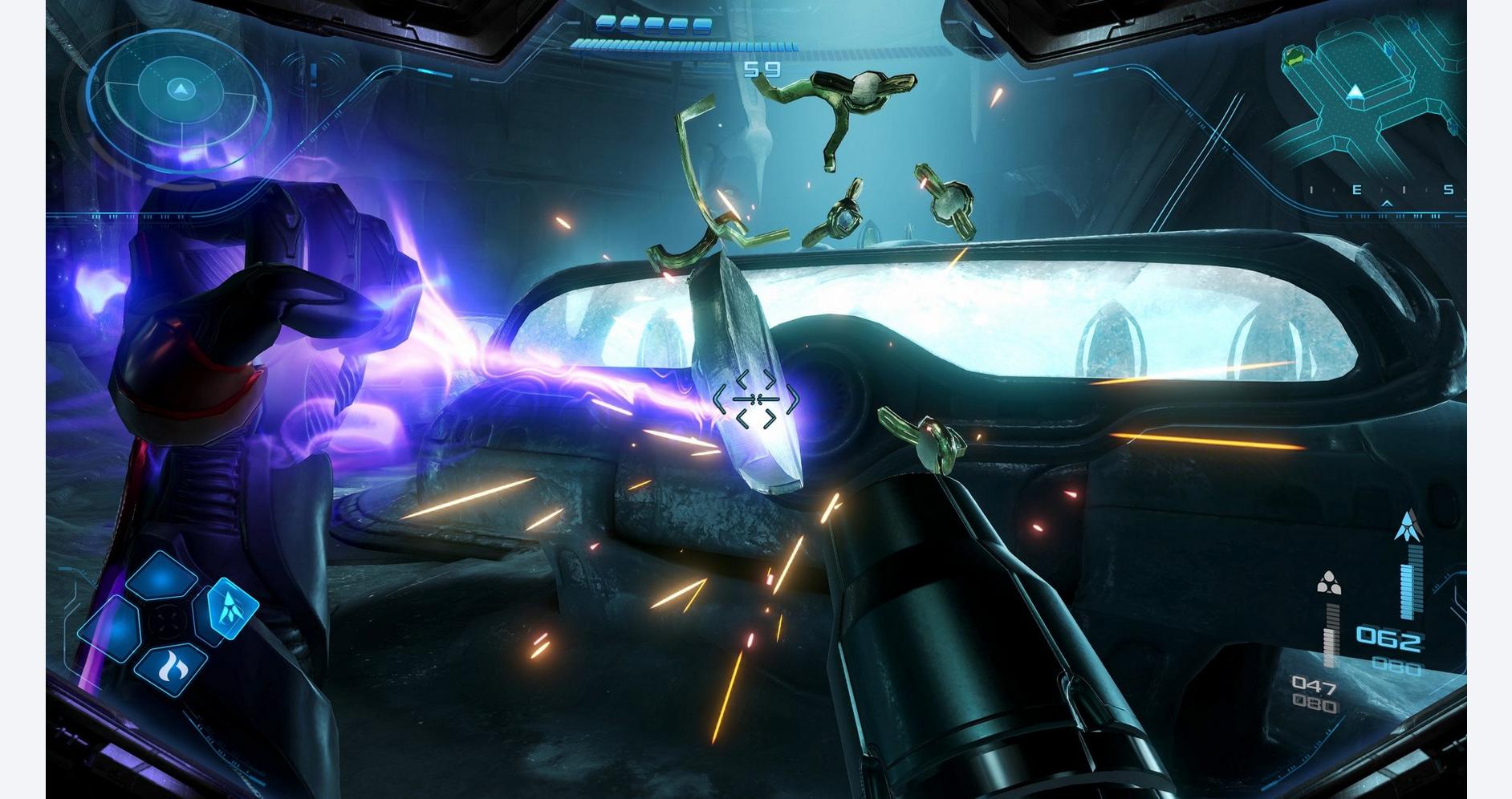 Samus Aran découvrant les mystères de Viewros