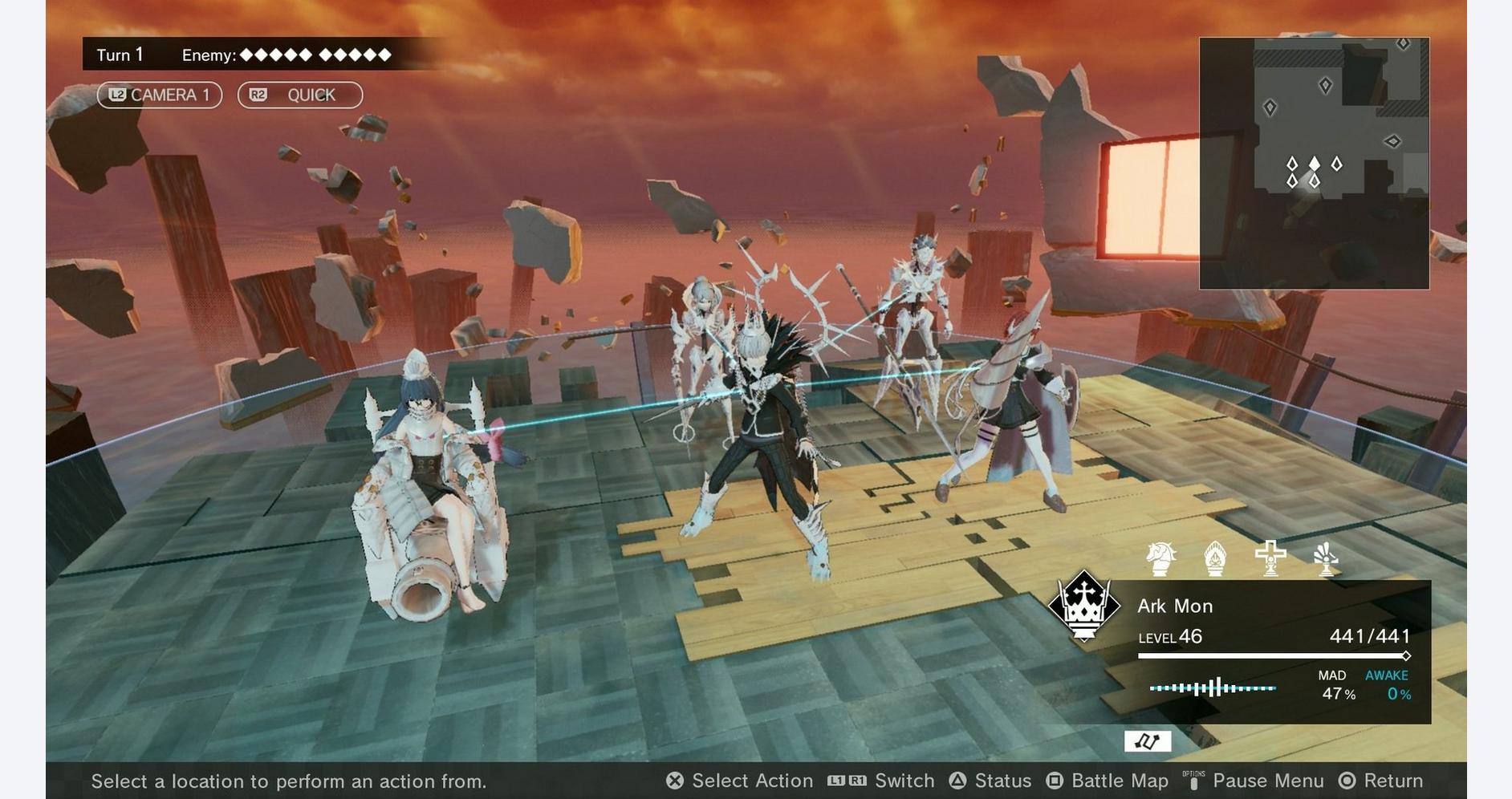 Paysages oniriques et Fiends dans Monark