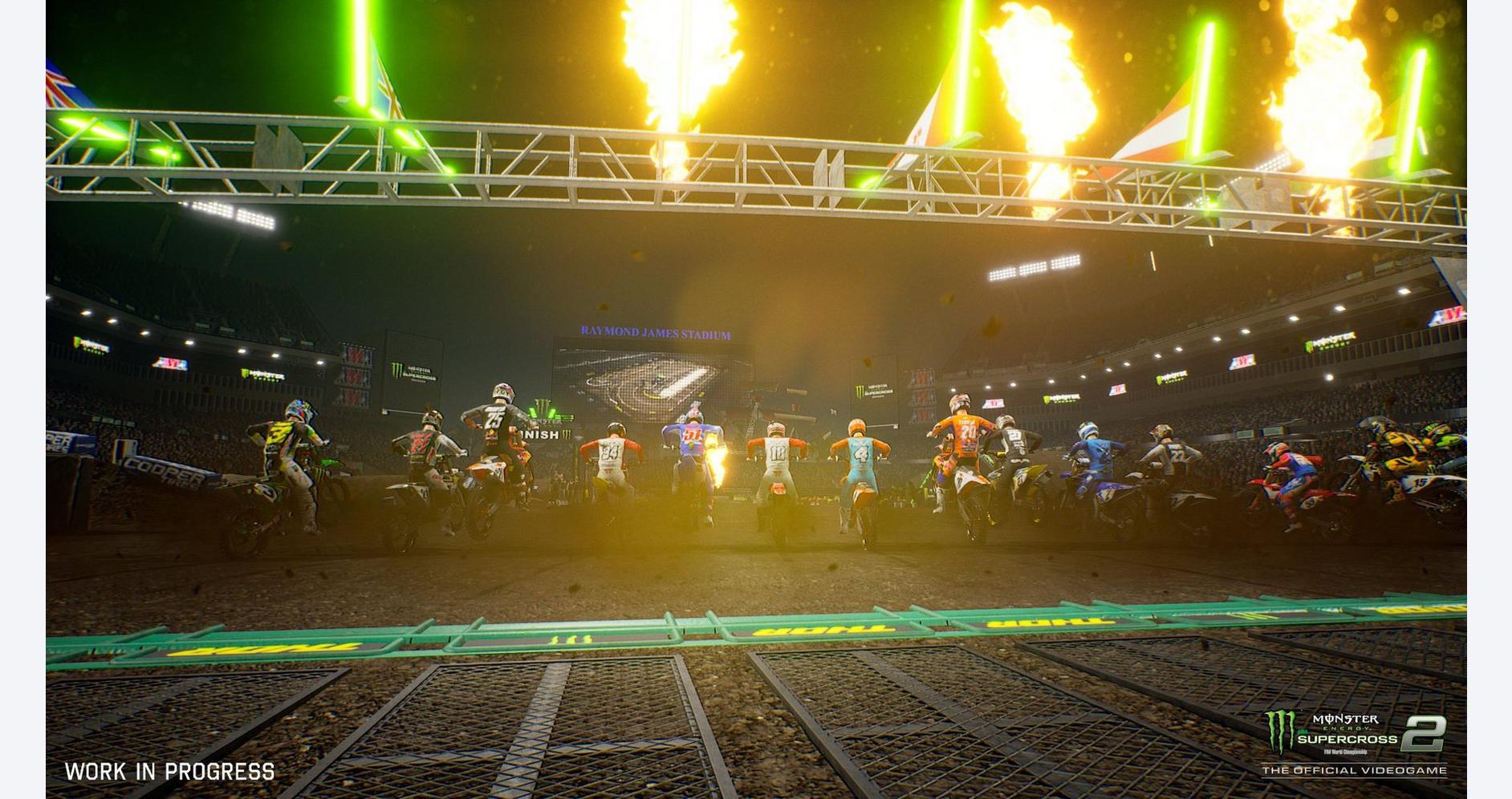 L'adrénaline du Supercross intense