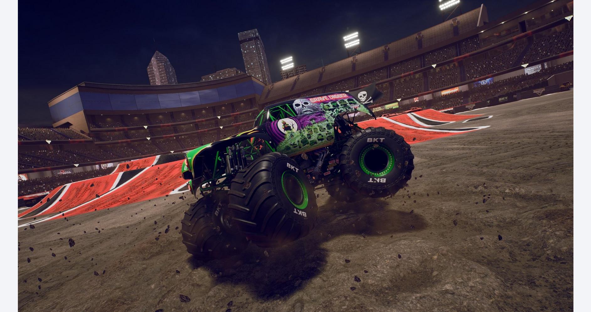 Image de Monster Jam Steel Titans 2 dans un stade authentique