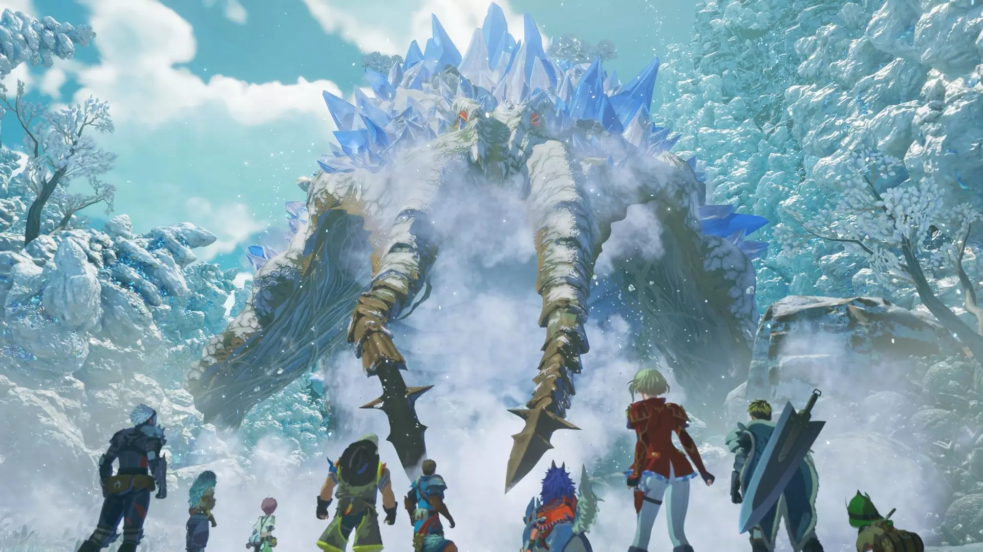 Scène cinématique dans Monster Hunter Stories 3