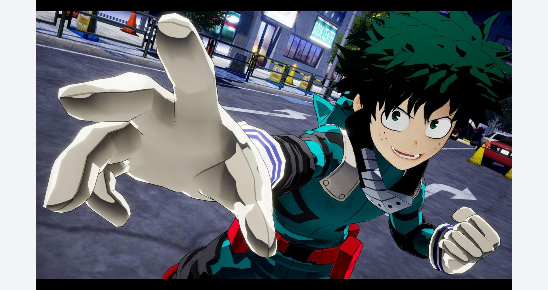 Héros en action dans My Hero Academia