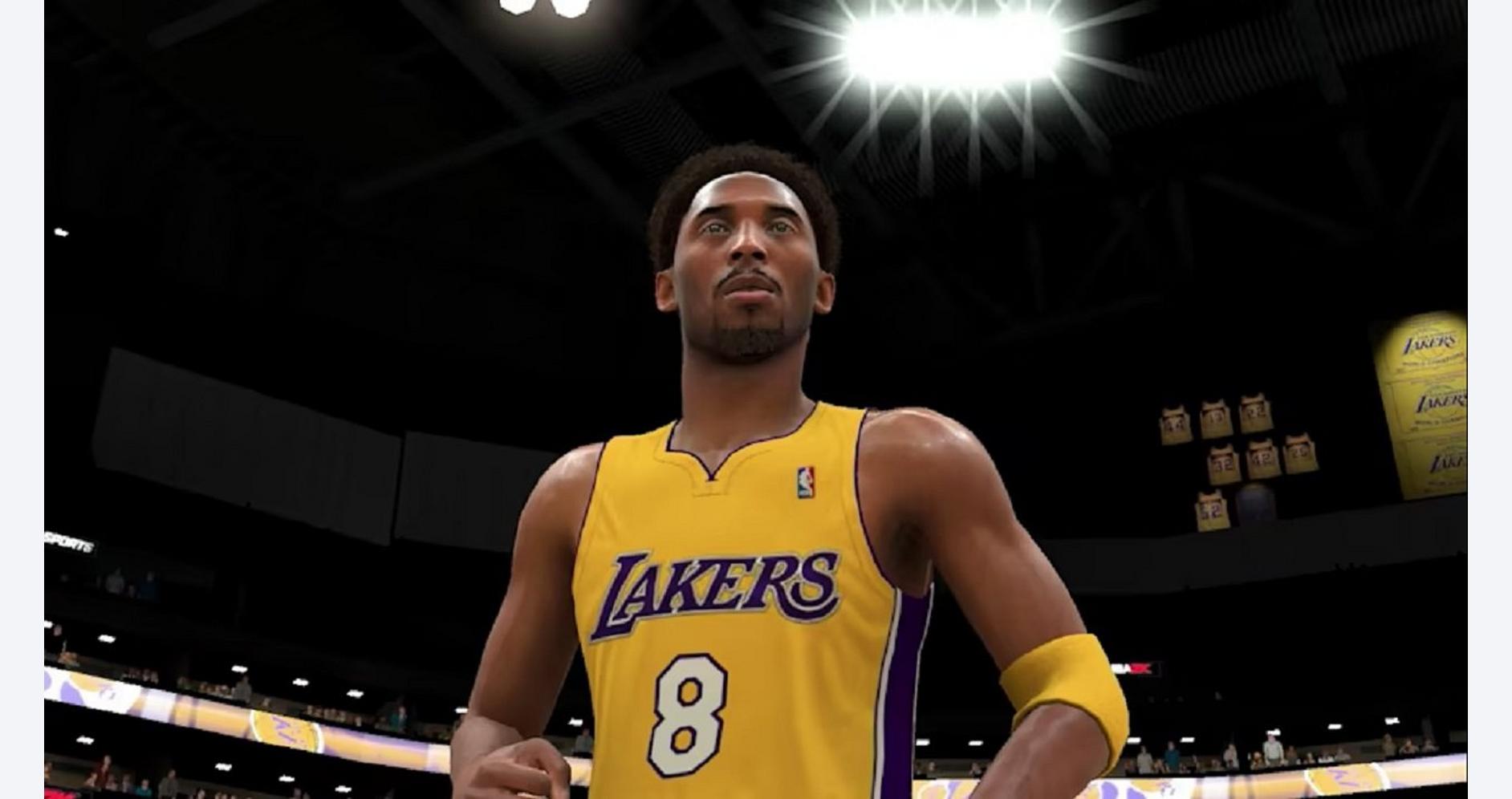 Joueur de NBA 2K23 réalisant un mouvement offensif