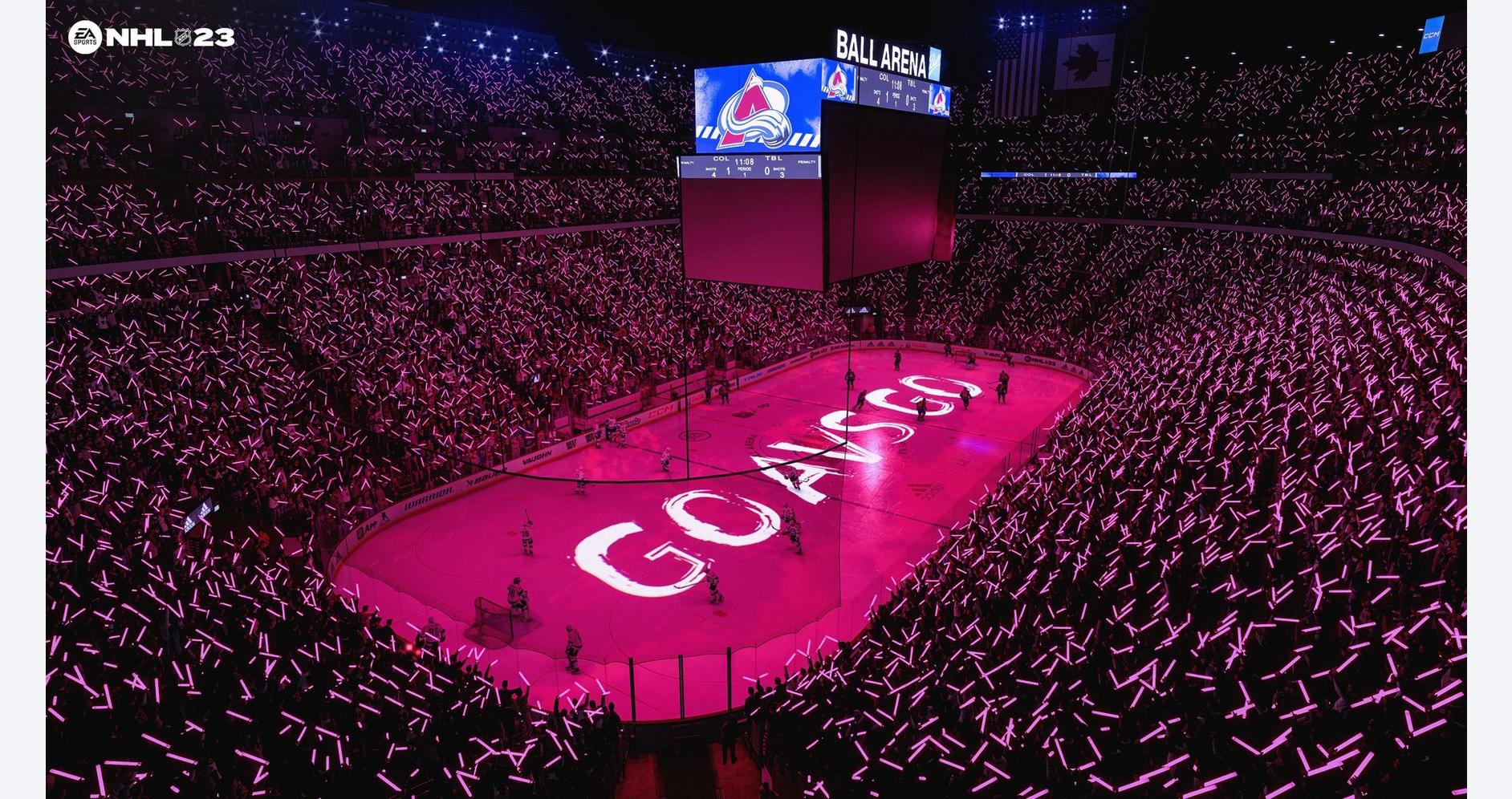 Match de hockey intense