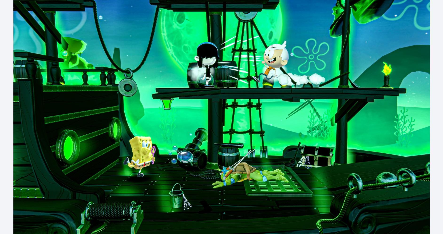 Combat dans l'univers Nickelodeon