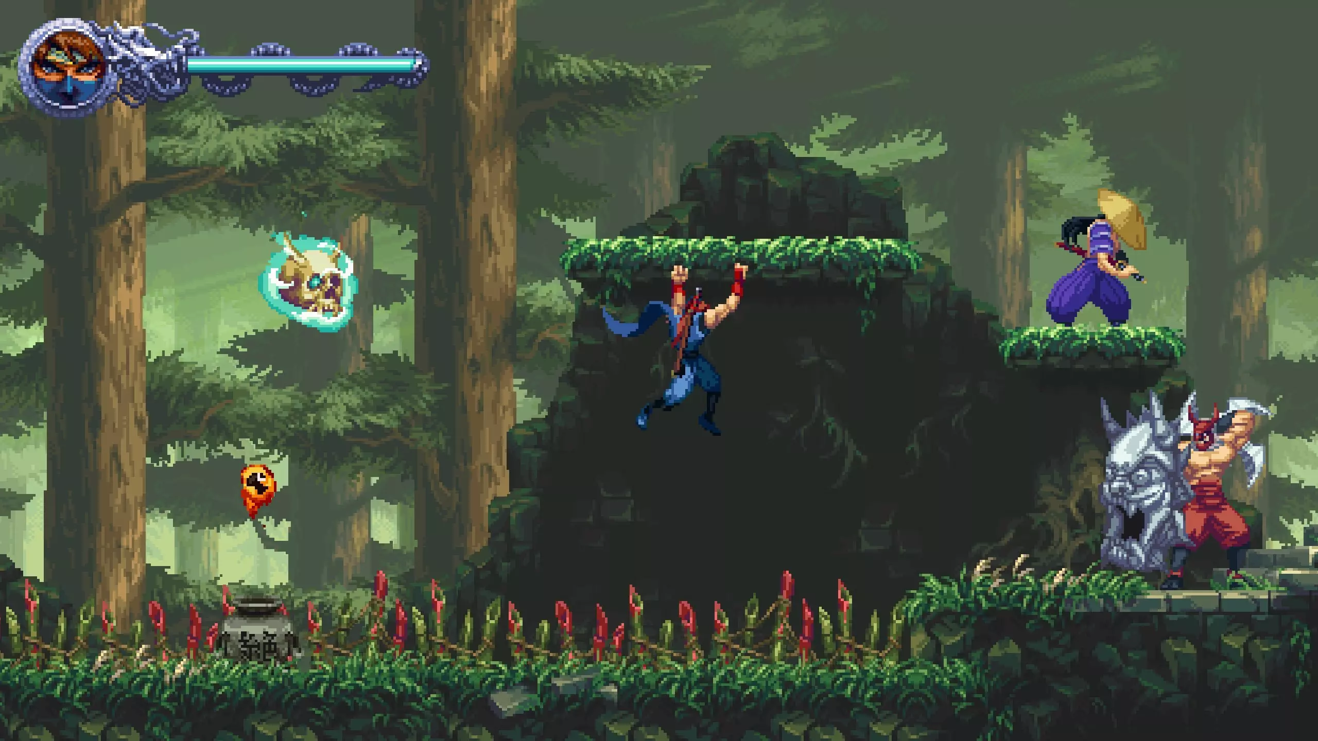 Un affrontement spectaculaire en pixel art