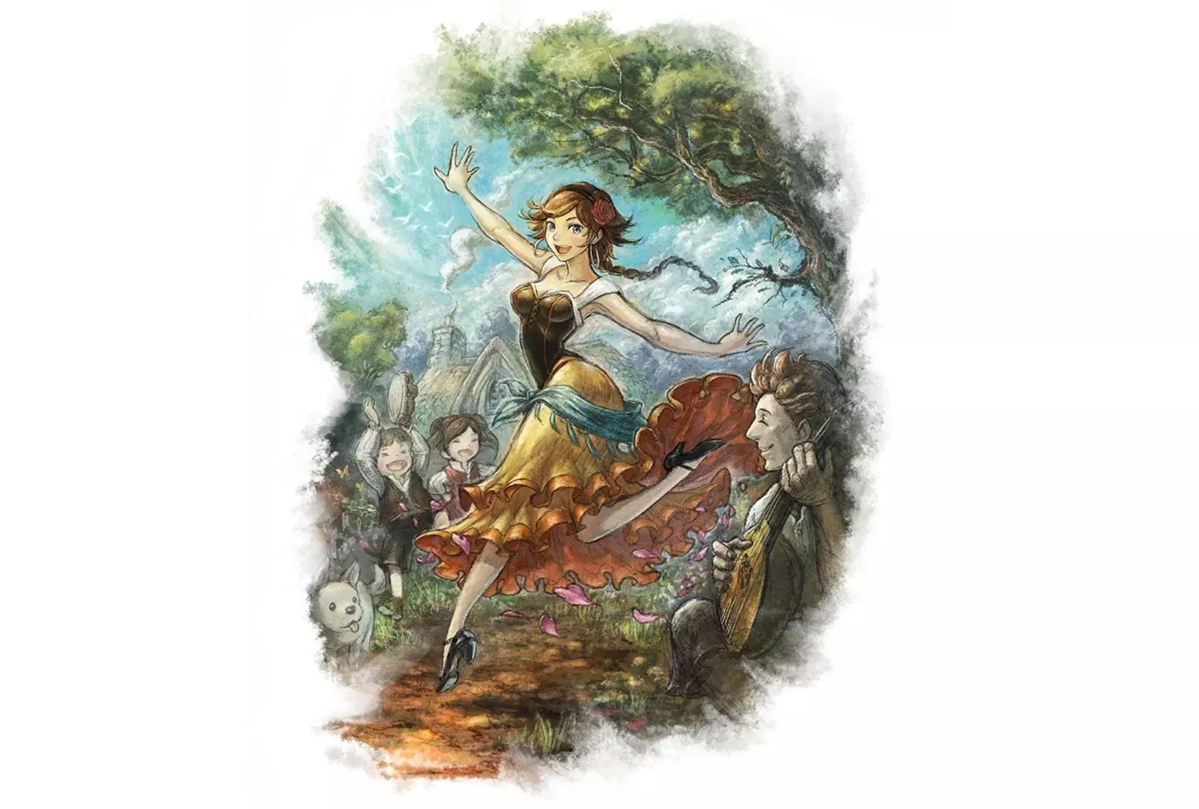Agnea Bristani, une danseuse dans Octopath Traveler 2