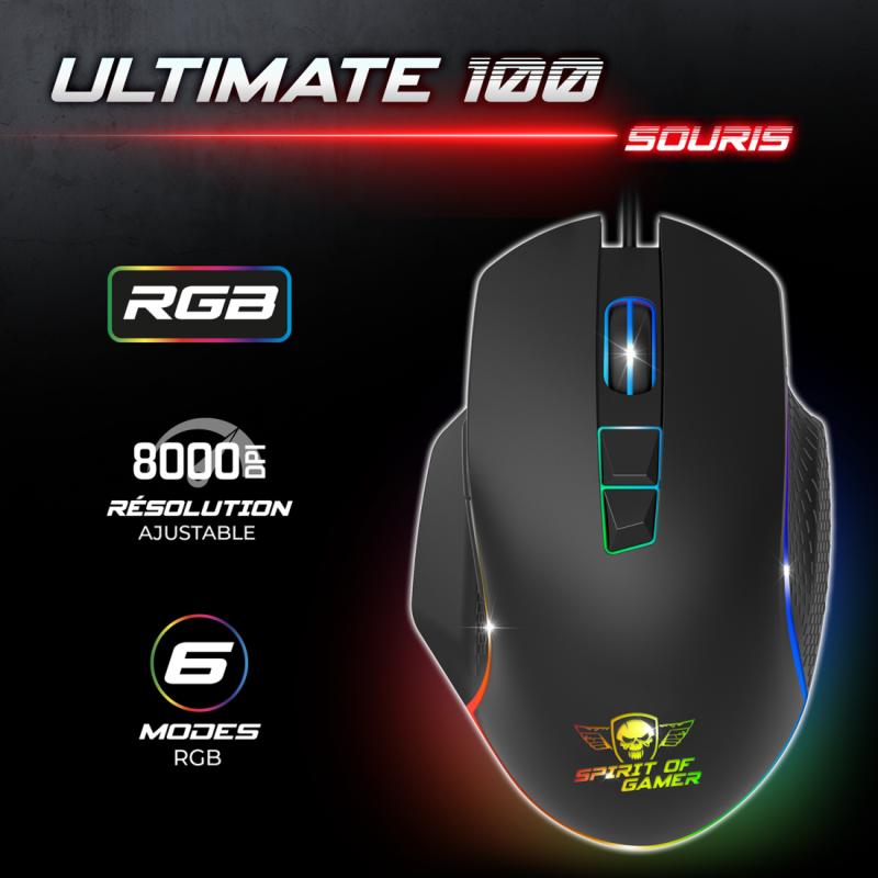 Souris gaming Spirit of Gamer