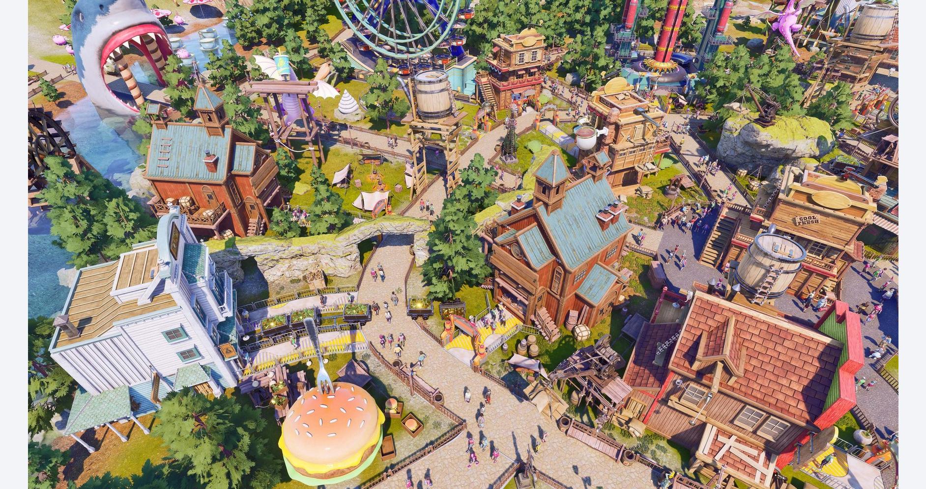 Concevez un parc où chaque attraction raconte une histoire