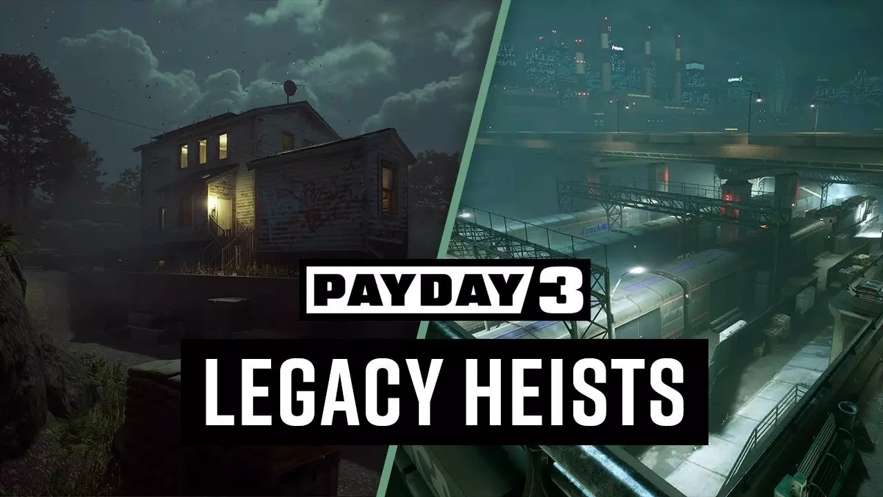 Affiche des Legacy Heists dans PAYDAY 3
