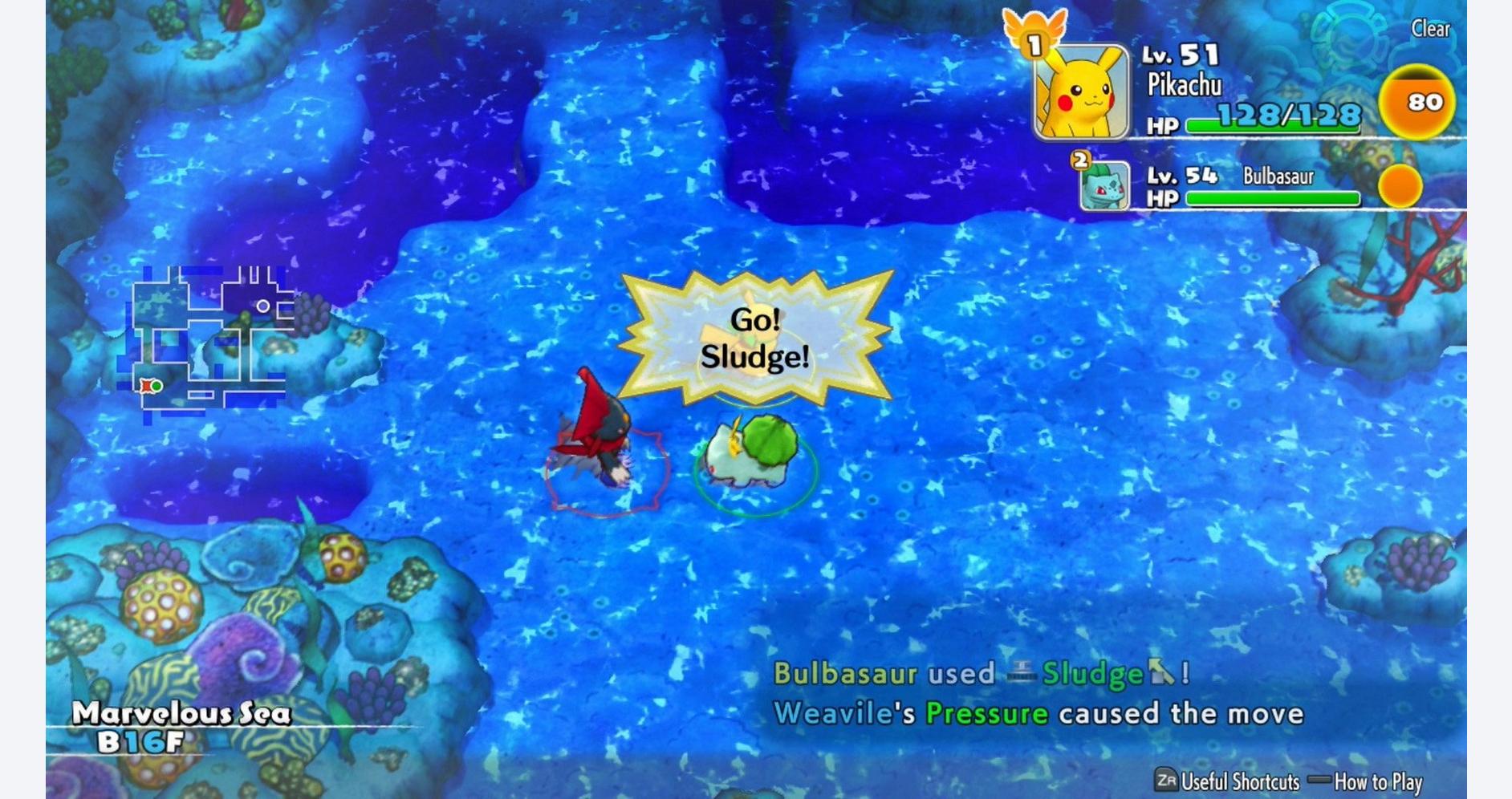 Aventure Pokémon dans des donjons évolutifs